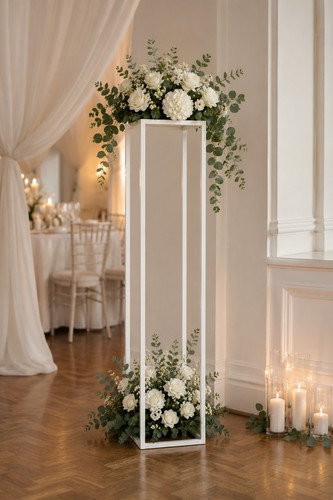 210cm white floor standing - white,