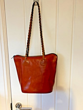 NWOT, Tan Leather Bucket Bag