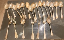 Lot  24 Vintage Matching  Fancy  Spoons, Not Scrap Beautiful