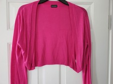 Bruno Banani Ladies Shrug Cardigan Cerise Pink New Size 12