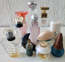 BUNDLE of EMPTY perfume bottles vintage display prop Shimo Anais Anais Tresor