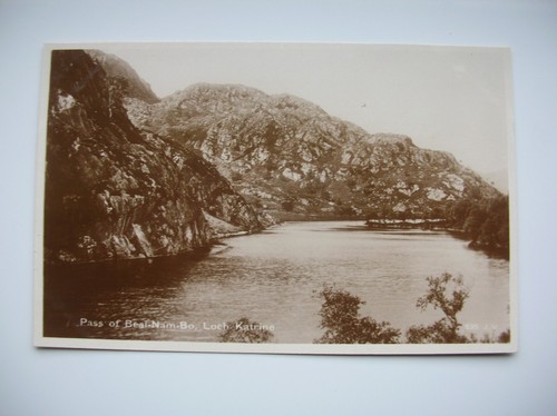 Loch katrine postcard - loch,