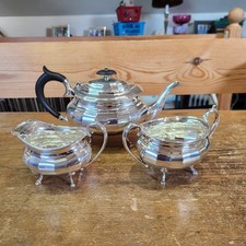 Vintage Sheffield EPNS A1 Three Piece Tea Service - See Details
