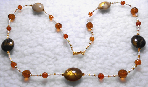75cm necklace brown - 29.5",