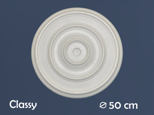 Ceiling rose polystyrene - rose,