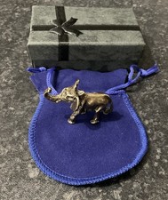 Lucky Miniature Brass Elephant