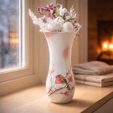 Beautiful decoupaged glass - decoupaged,