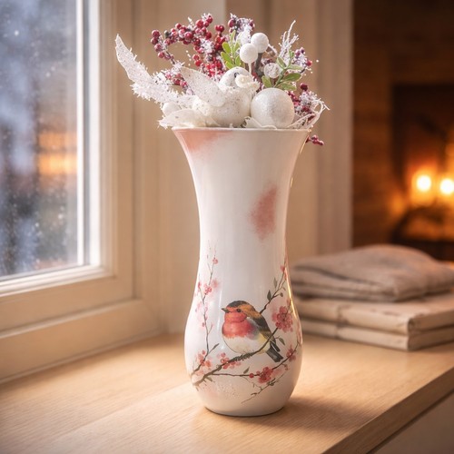 Beautiful decoupaged glass - beautiful,