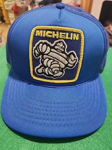 Vintage michelin man blue - vintage,