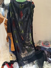 Women’s Black Velvet Scarf