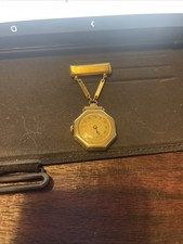 LeCoultre watch Pin Brooch 14k