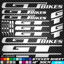 16x GT BIKES Vinyl Decal