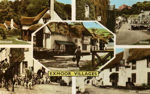Blackmore postcard exmoor - blackmore,