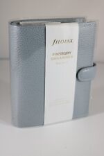 Brand New Filofax Genuine Leather Slate Grey Finsbury Pocket Organiser