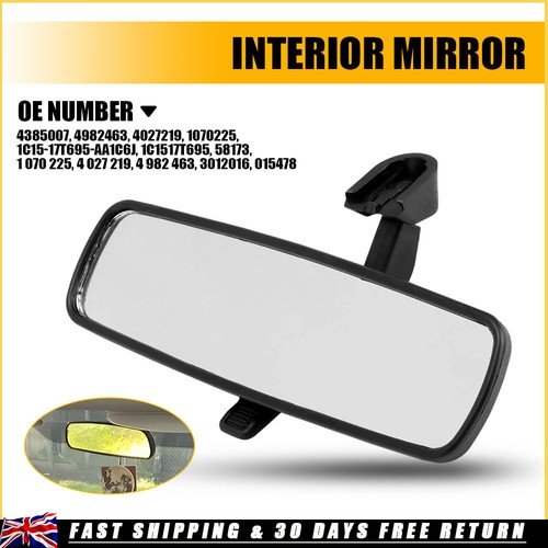 Interior rear view - rear, for
