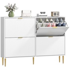 HOMCOM Slim Shoe Storage