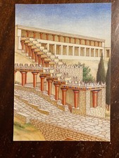 Knossos Portico Postcard