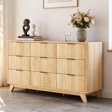 57"L Fluted Dresser for