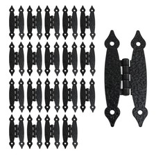 Black H Hinges Iron Furniture