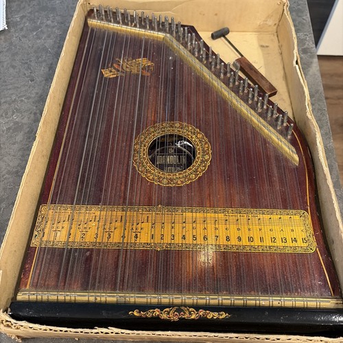 Antique mandolin harp pat - harp",