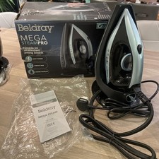 Beldray Steam Station Iron Mega Steam Pro Ceramic Soleplate 2600W 1.5L  BNIB ?