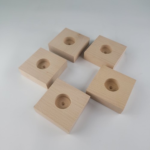 Wooden candlestick candle - candlestick,