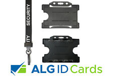 Security Guard SIA Lanyard / Neck Strap & ID Card Badge Pass Holder - FREEPOST