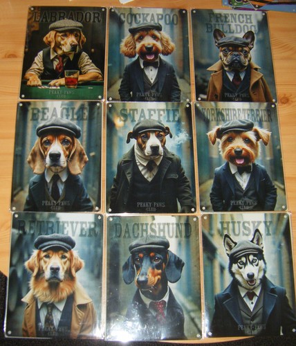 Peaky blinders style paws dog - peaky,