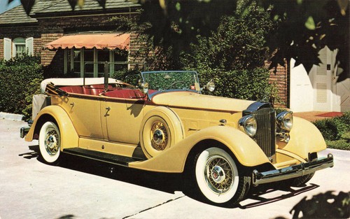 Postcard 1934 packard super - 1934,