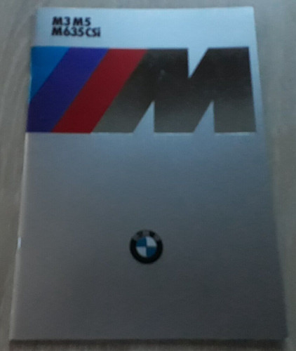 Bmw m635csi brochure - m3, m5