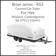 Brian James RS3 Covered Car