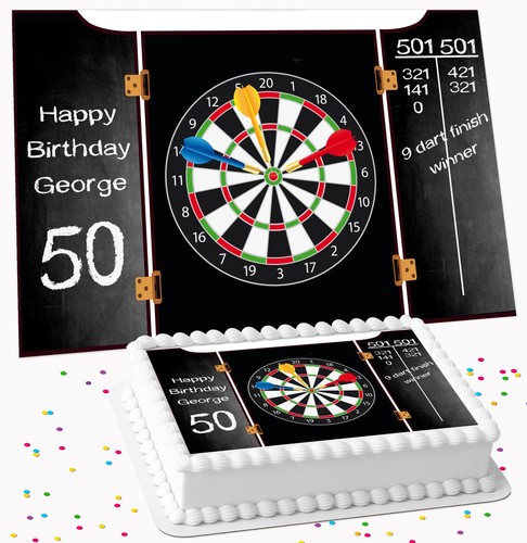 Darts personalised birthday - darts,