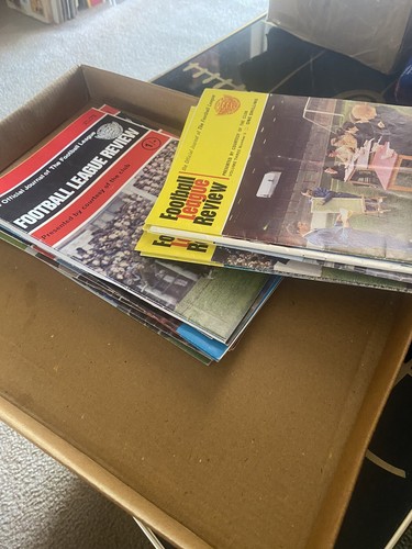 Vintage football magazines