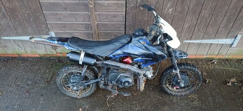 Pit bike dirt - pit, with