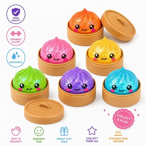 Glitter dumpling squishy - dumpling,
