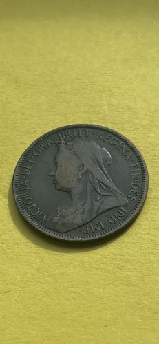 1899 queen victoria half - queen, penny