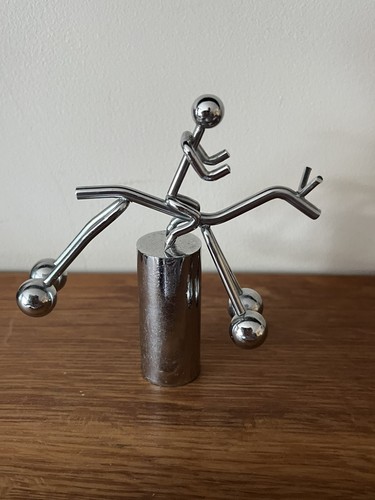 Vintage chrome executive desk - executive,