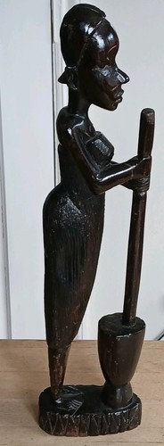 African hand carved hardwood - hand,