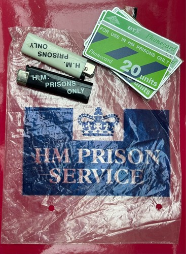 Unused prison phone card - phone,