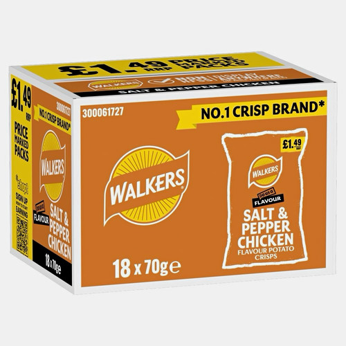 Walkers crisps salt pepper - crisps,
