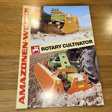 Amazone Rotary Cultivator  / Power Harrow Leaflet Perfect Condition