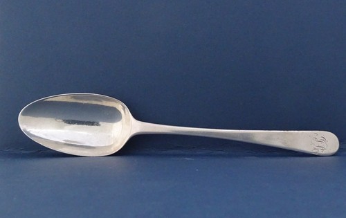 Irish silver dessert spoon - irish,
