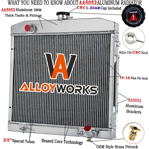 Rows radiator for 1968 1972 - 2,