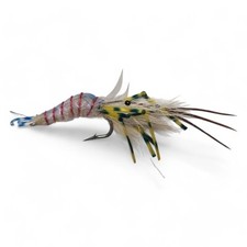 Shrimp Prawn Micro Fishing Fly #4/45mm Banded Legs Reflective Body FISHIN ADDICT