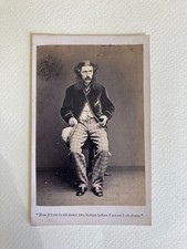 CDV Actor Edward Sothern as Lord Dundreary