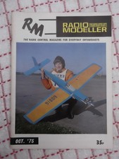 Radio Modeller Magazine October 1975  no free plans Cessna Skyhawk plan feature