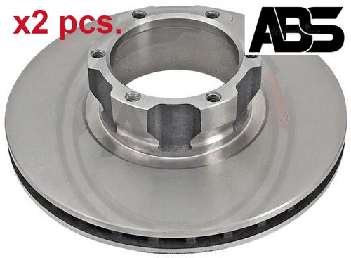 Pcs front brake - disc, set
