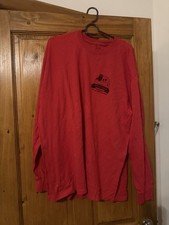 UNISEX ADULTS FULL SLEEVE RED 2014 HOT AIR BALLOON FESTIVAL TOP X-LARGE