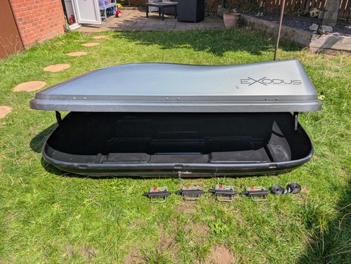 Exodus silver roof box 580 - exodus,