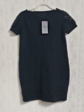 ZARA Knit Black Wool Dress